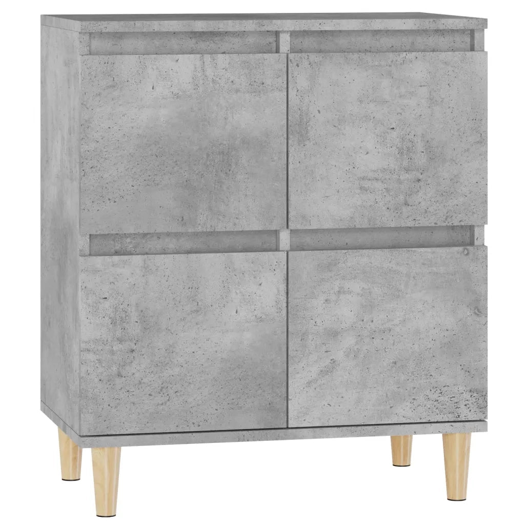 Credenza-Buffet-Armadio da cucina Grigio Cemento 60x35x70 cm in Legno Multistrato 306211