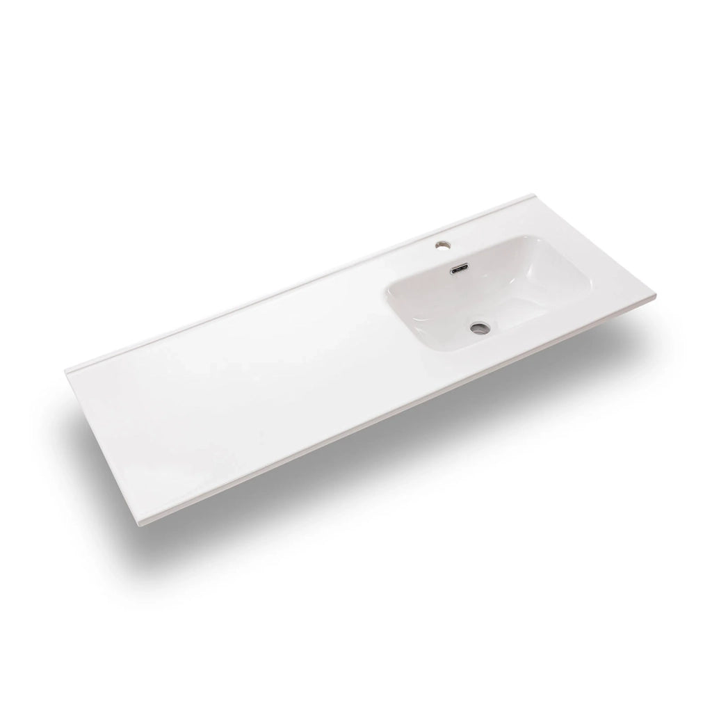 Mobile bagno composizione vasca DX 4 pezzi IGEA colore bianco opaco