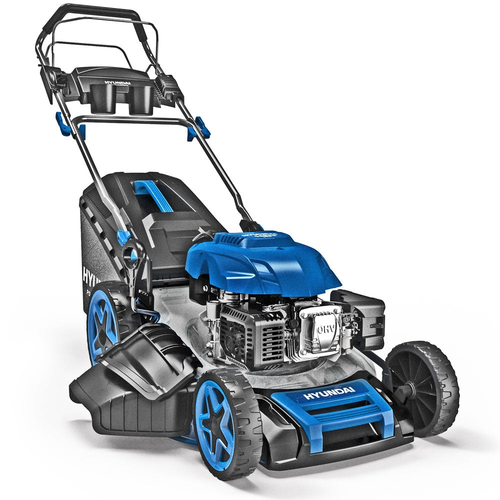 Rasaerba 4 Tempi 173cc Trazionato Tagliaerba HYUNDAI 65451 Con Avviamento Elettrico