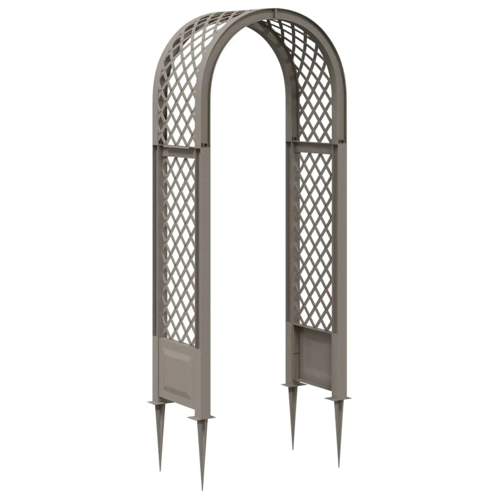 Arco di rose con punte Grigio 97 x 43 x 218 cm PP CFW6868586
