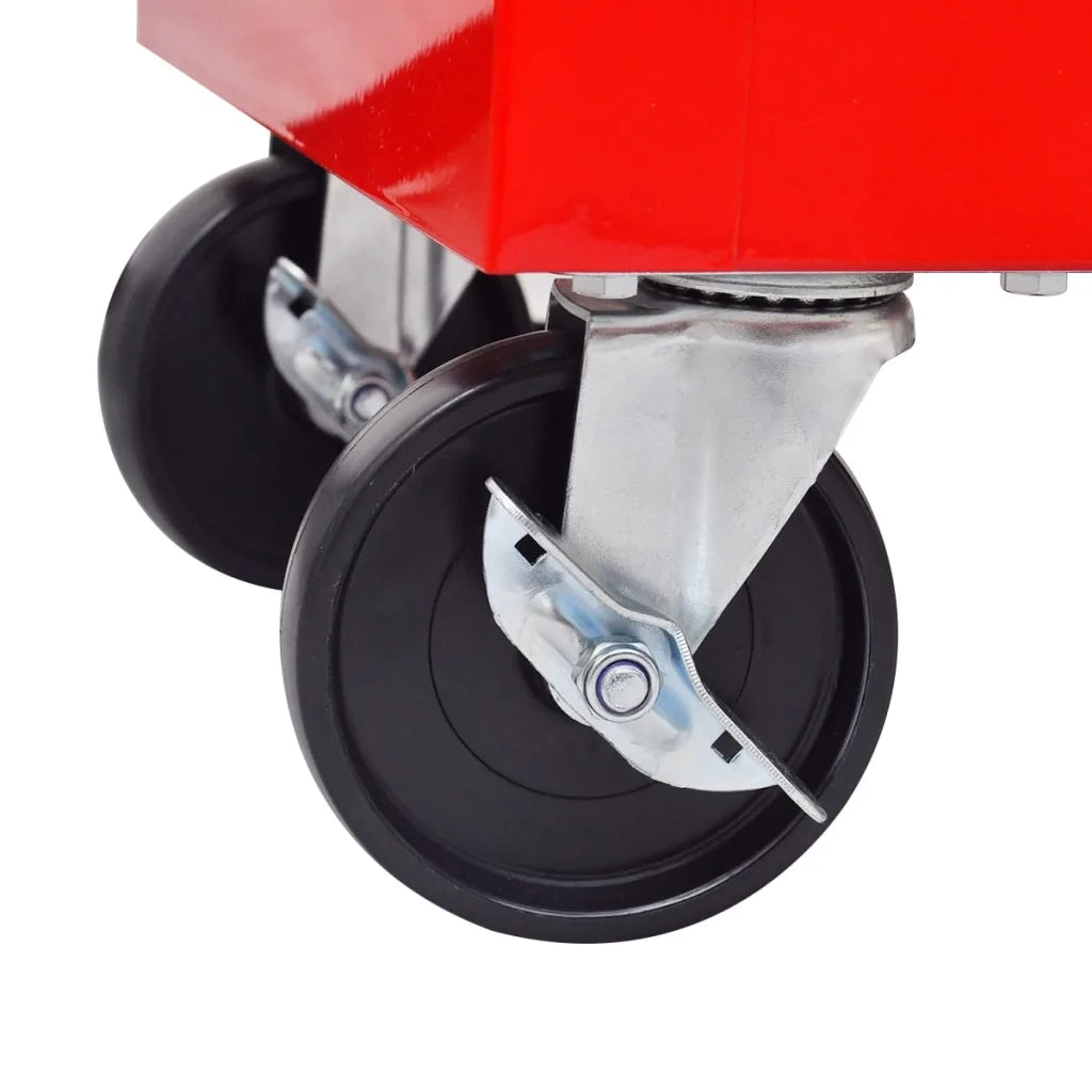 Carrello Portautensili con 5 Cassetti Rosso per Garage 141954