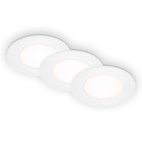 Apparecchio da incasso LED 8,6 cm 3x3W 350lm bianco