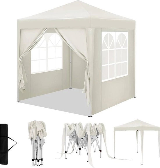 Pavillon per giardino - Parasola per giardino - Ombrellone per esterno - Resistente alla ruggine - Protezione UV - 2m x 2m x 2,4m