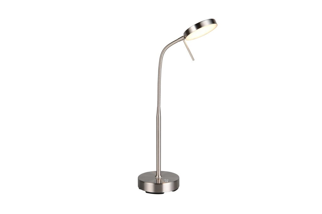 Lampada scrivania wireless nichel opaco USB-C CCT 3W RL