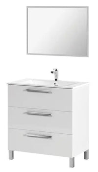 MOBILE BAGNO 80X45X86H 3C.BIANCO L.
