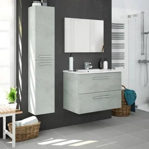 MOBILE BAGNO ARUBA 80X57X45 CEMENTO