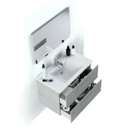 MOBILE BAGNO ARUBA 80X57X45 CEMENTO