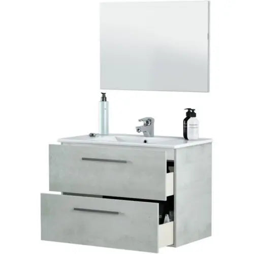 MOBILE BAGNO ARUBA 80X57X45 CEMENTO