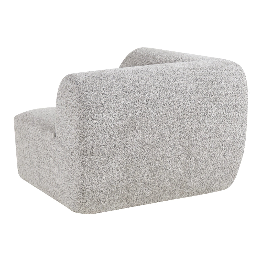 Mobile Angolare per Divano Componibile Modulare 76x108x108 cm Serie Hurvas - Grigio [en.casa]