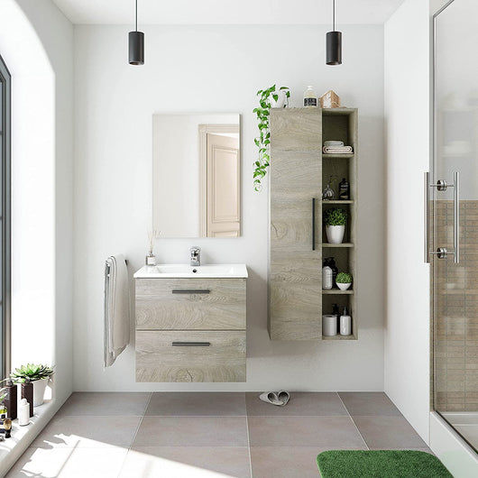 Mobile Bagno Sospeso 60X45X60H Rovere Alaska