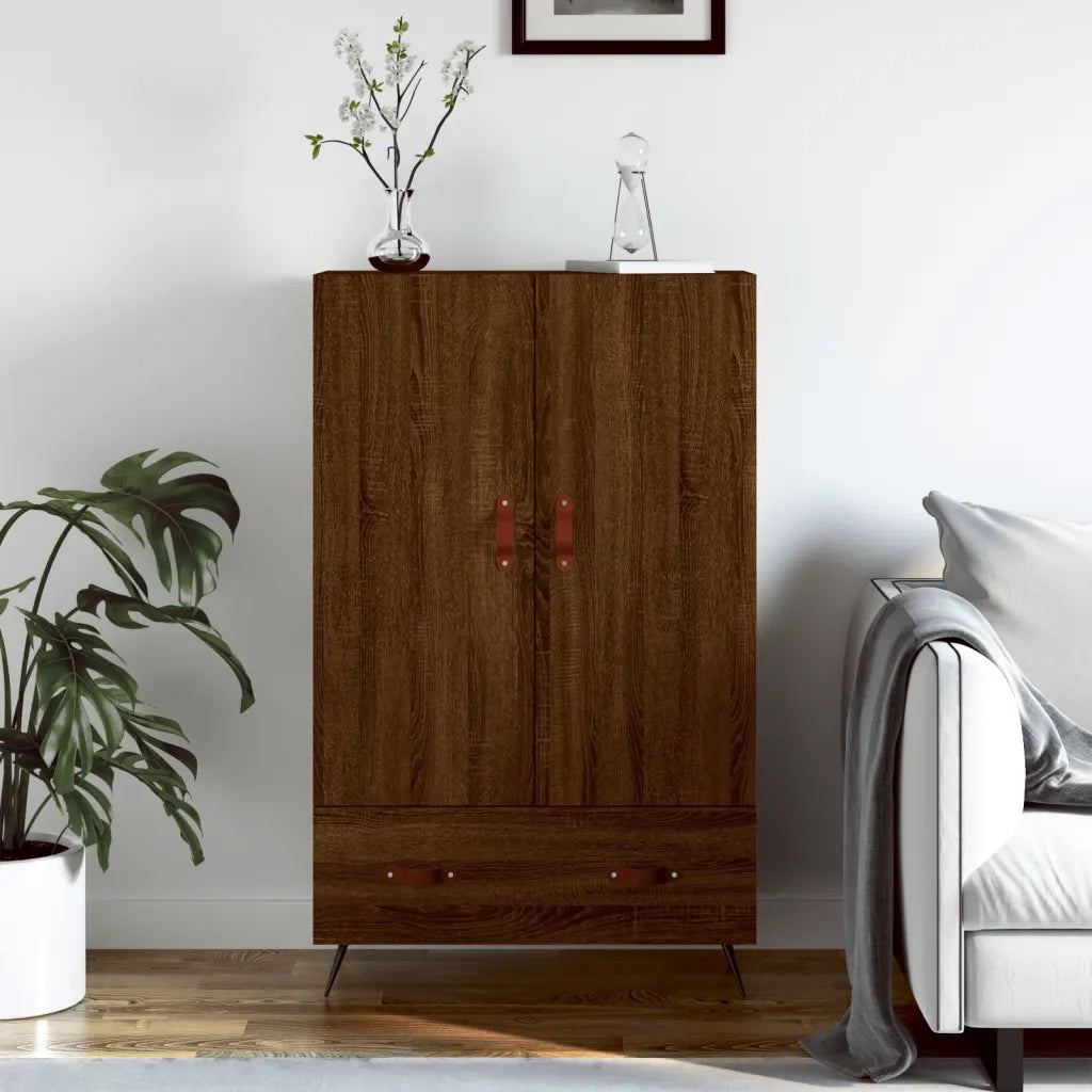 Credenza Rovere Marrone 69,5x31x115 cm in Legno Multistratocod mxl 129276
