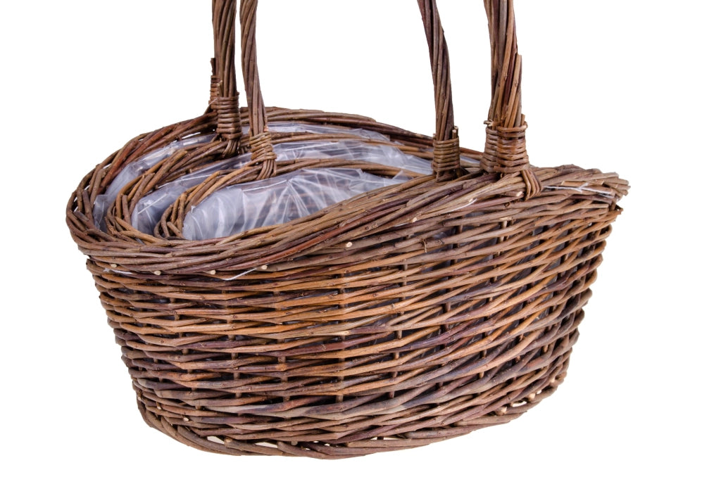 Set 3 Panieri Larghezza 45 cm