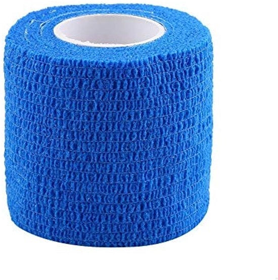 Bende 5 Stuks - Bende Self-Adesiva - Impermeabile - Benda Elastica - Materiale Respiratorio - 5 cm x 4,5 m - Nastro Sport