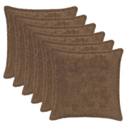 Federa 6 pcs HOUTEN Marrone Chiaro 50 x 50 cm 919367