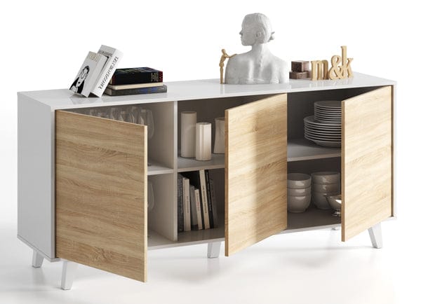 MOBILE CREDENZA 3 ANTE 154X41X75H