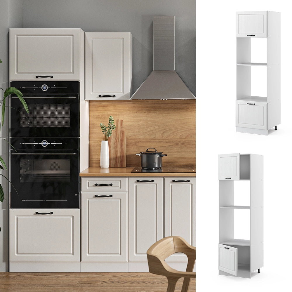 Vicco Set mobili bagno Bianco casa di campagna 60 cm