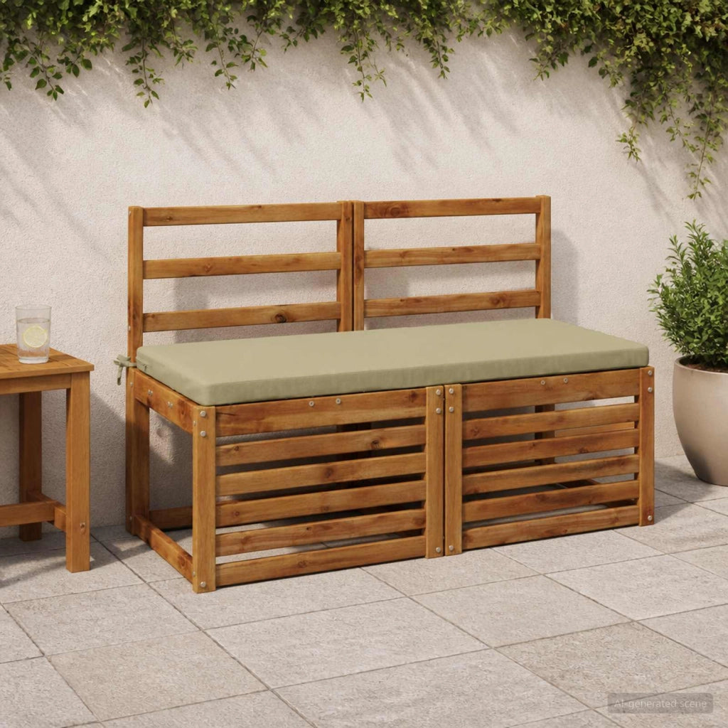Cuscini per Panchina a 2 Pezzi SOEST 2 pz 100% Poliestere 949315
