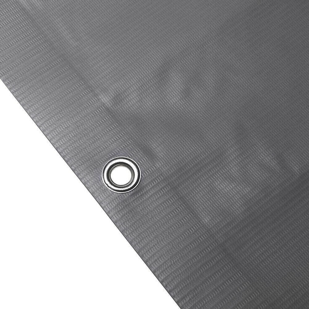 Trade Shop - Telo Copertura Ringhiera Balcone Grigio 85x500cm Frangivista Protezione Vento Polietilene -