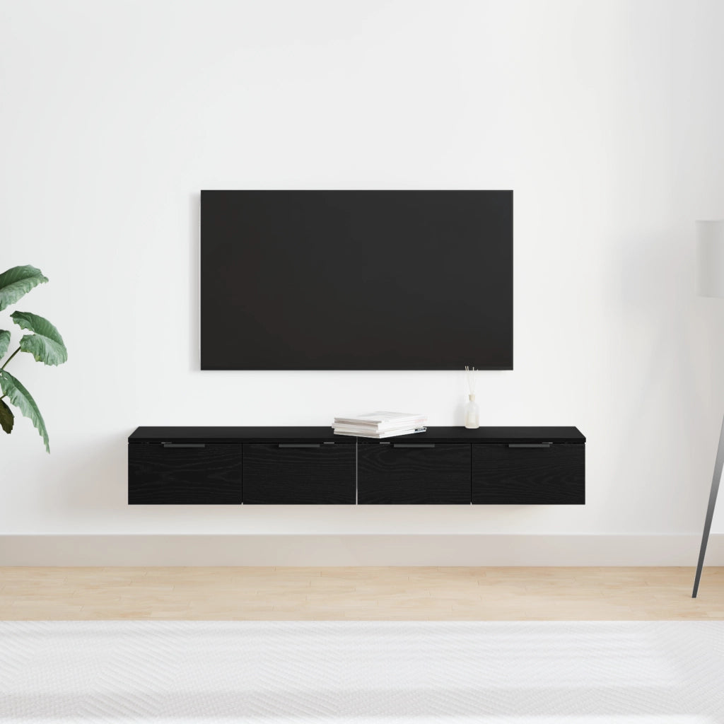 Armadi 2 pcs Quercia Nera 68x30x20 cm Legno Ingegnerizzato