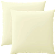 Federa 2 pcs HEERLEN Crema 65 x 65 cm Poliestere 913013