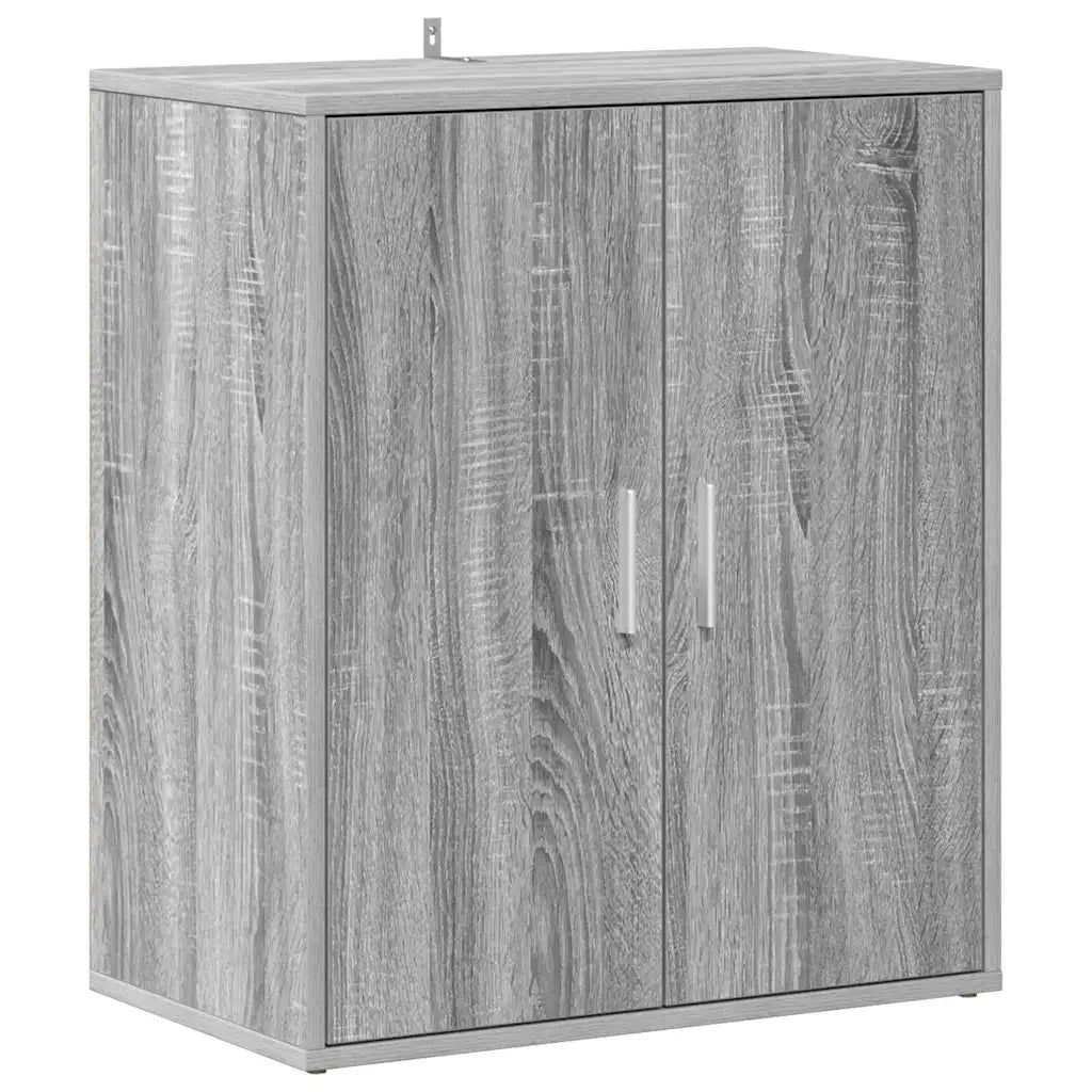 Scarpiera-Scaffale per scarpe Grigio Sonoma 60x35x70 cm in Legno Multistrato 453620