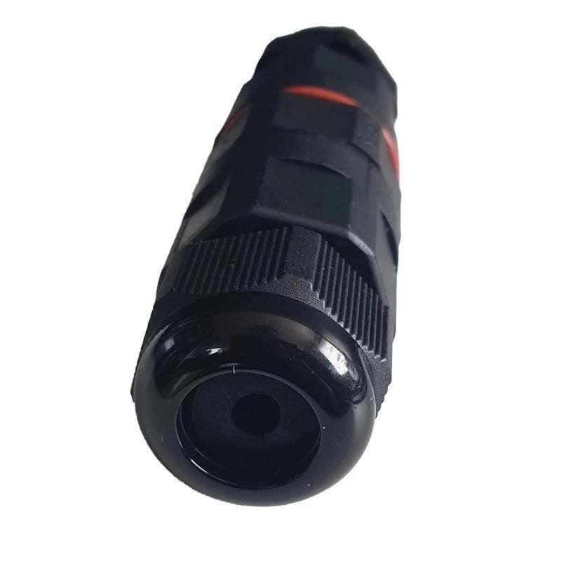 2 Connettori Rete RJ45 IP68 Forma I Manicotto Collegamento Cavo Esterno 105x30mm