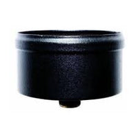 Tappo condensa con drenaggio ino x nero d.100