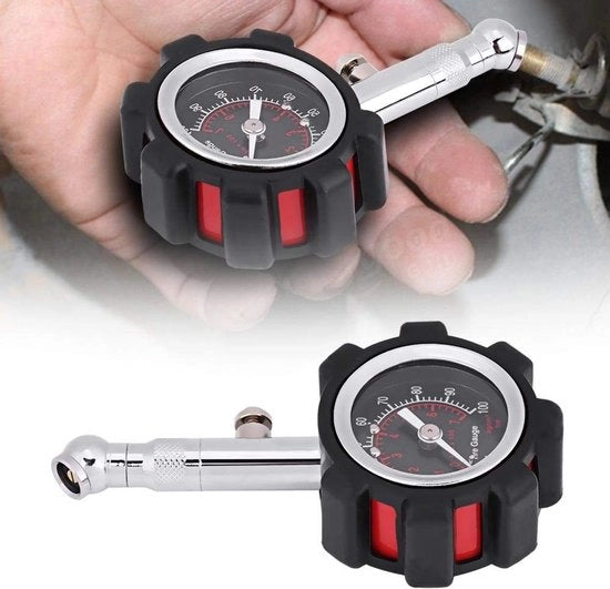 Misuratore di pressione pneumatica 0-100 psi 

(Nota: "Dailygoods" è stato rimosso, "Bandenluchtdrukmeter" e "Bandenspanningsmeter" sono stati tradotti in "Misuratore di pressione pneumatica")