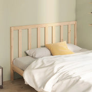 Testiera per Letto-Testata-Testiera Decorativa 126x4x100 cm in Legno Massello di Pino 841999
