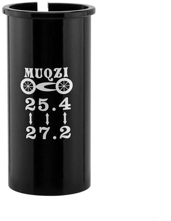 Adattatore per sella - Reduzione per bicicletta - Materiale leggero in alluminio - 25.4-27.2mm - Facile da installare - Adatto per mountain bike e biciclette da corsa
