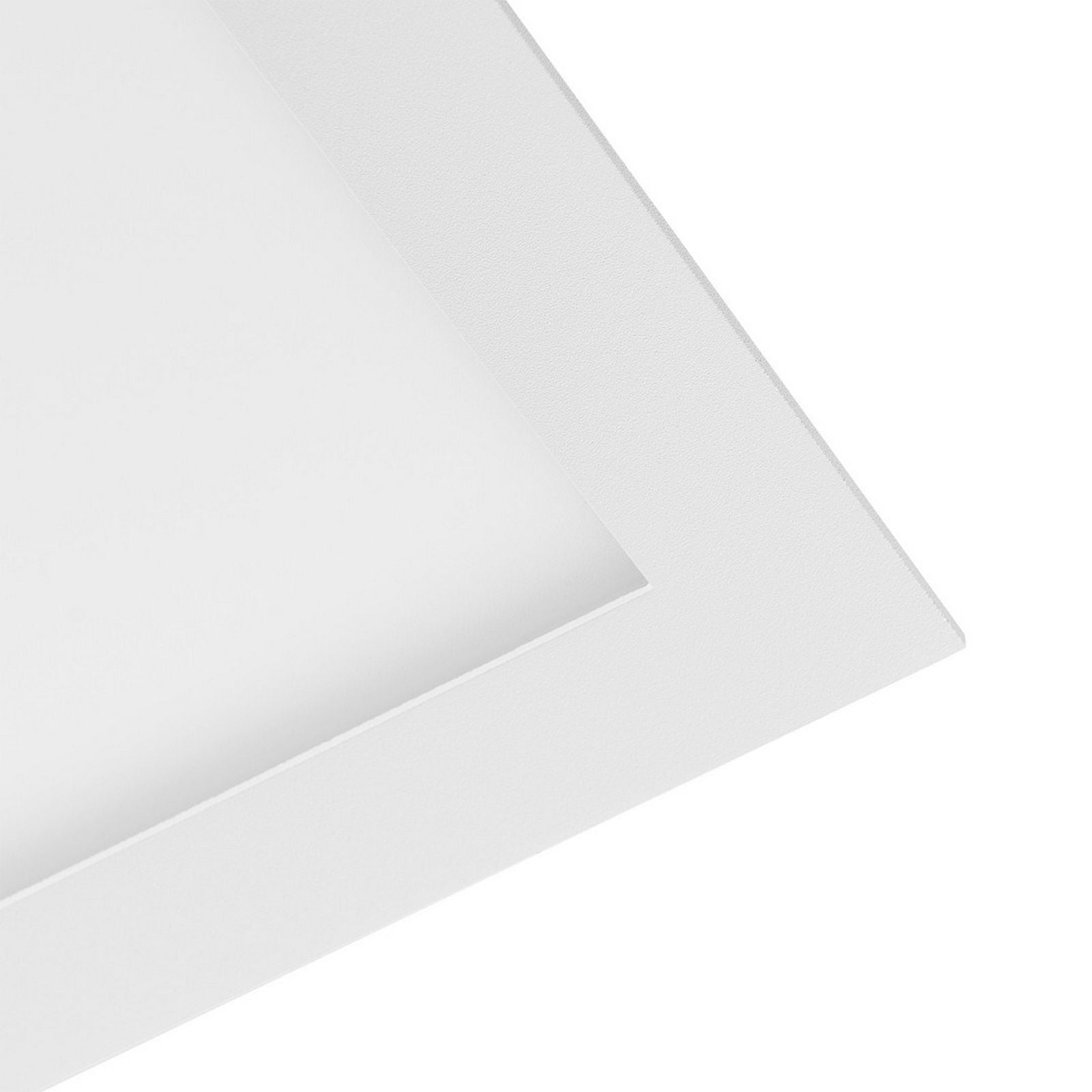 Faretto LED incasso pannello quadrato slim DMX RGB multicolore luce calda 24V impermeabile cromoterapia box doccia bagno 23W foro 155x155