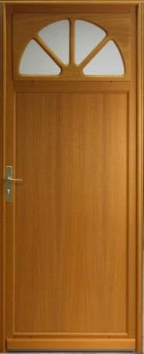 Porta di servizio in legno 'Pixos' 200X80 a destra a spinta (dimensioni tabella) senza maniglia