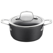 Ballarini 1006986 Alba Casseruola Alta con Coperchio 2.7 L in Alluminio con Rivestimento Keravis Ti-X Titanium Compatibile Induzione colore Grigio