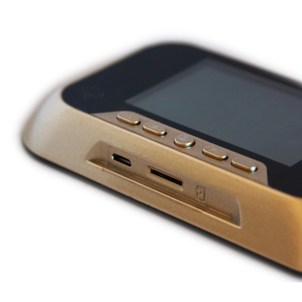 Trade Shop - Spioncino Elettronico Per Porta Con Display Lcd Tf Card Telecamera Campanello -