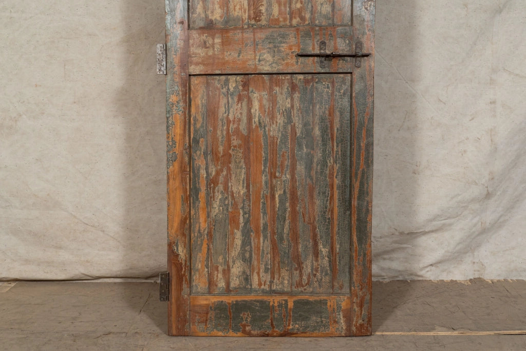 Biscottini Porta portone in legno massello e ferro da interno o da esterno vecchia e antica medievale scorrevole