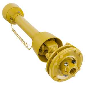 Frizione per albero cardanico scanalato a 6 denti Filetto esterno e interno 1 3/8" Max 1200Nm Giallo