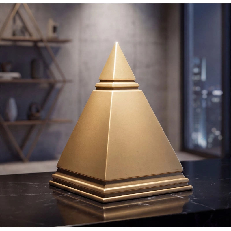 Piramide Gold cm 11,5x11,5x15,5
