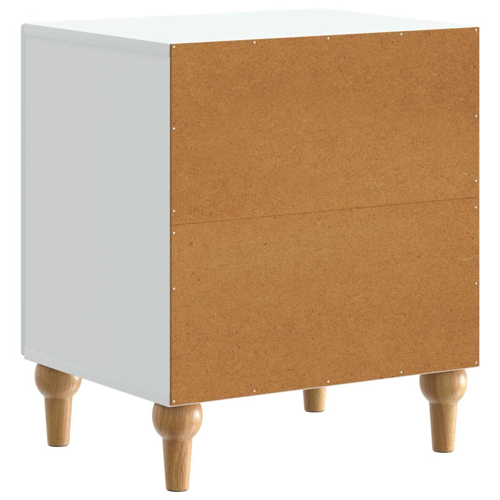 Armadio da Notte Bianco 43 x 34,5 x 50 cm Legno ingegnerizzato 894105