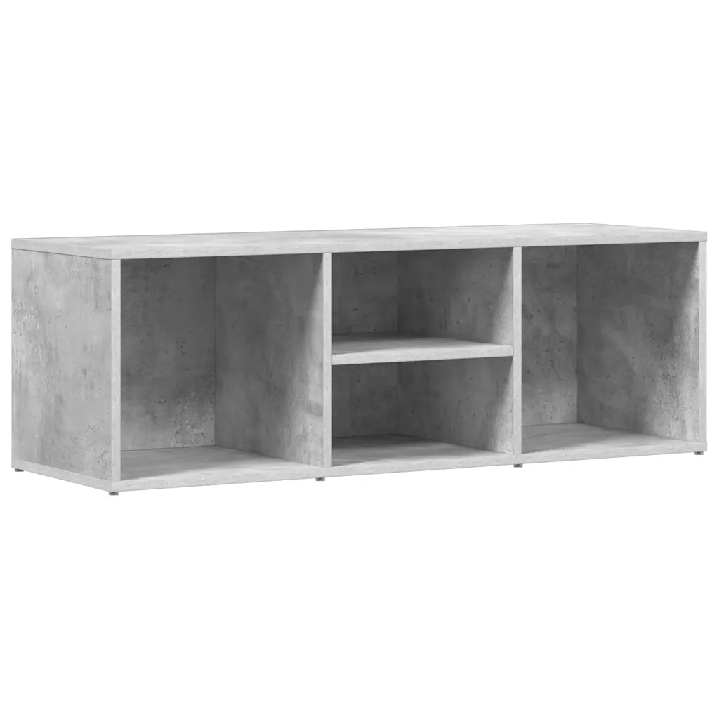 Panca Porta Scarpe Grigio Cemento 105x35x35cm Legno Multistrato 804467
