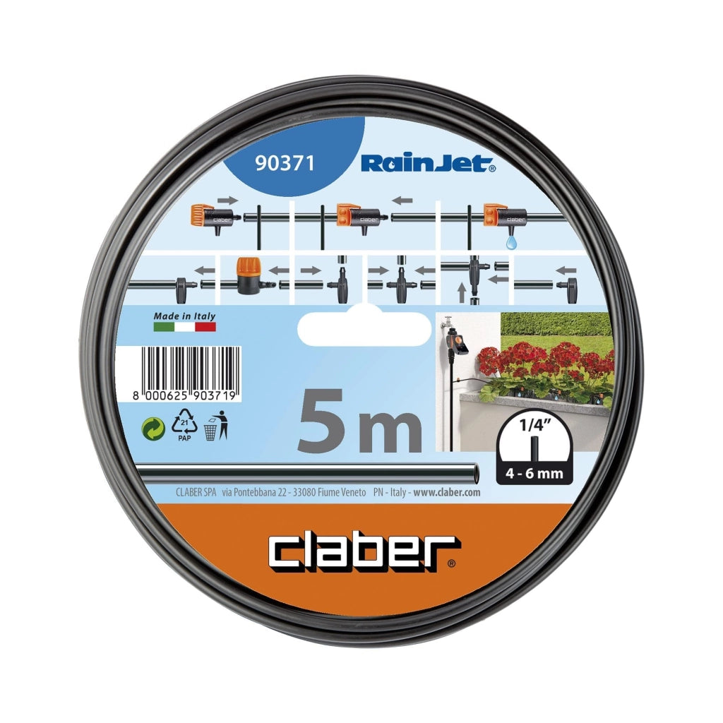 Tubo per Microirrigazione Capillare in Blister 5 m 90371 2 Rotolo Claber