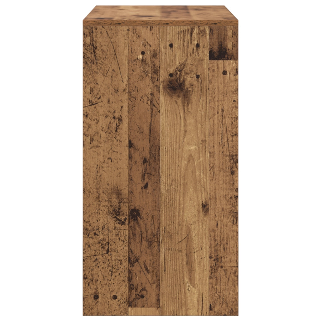 Scrivania Rustica Legno Vecchio Truciolare Piccola Magazzino