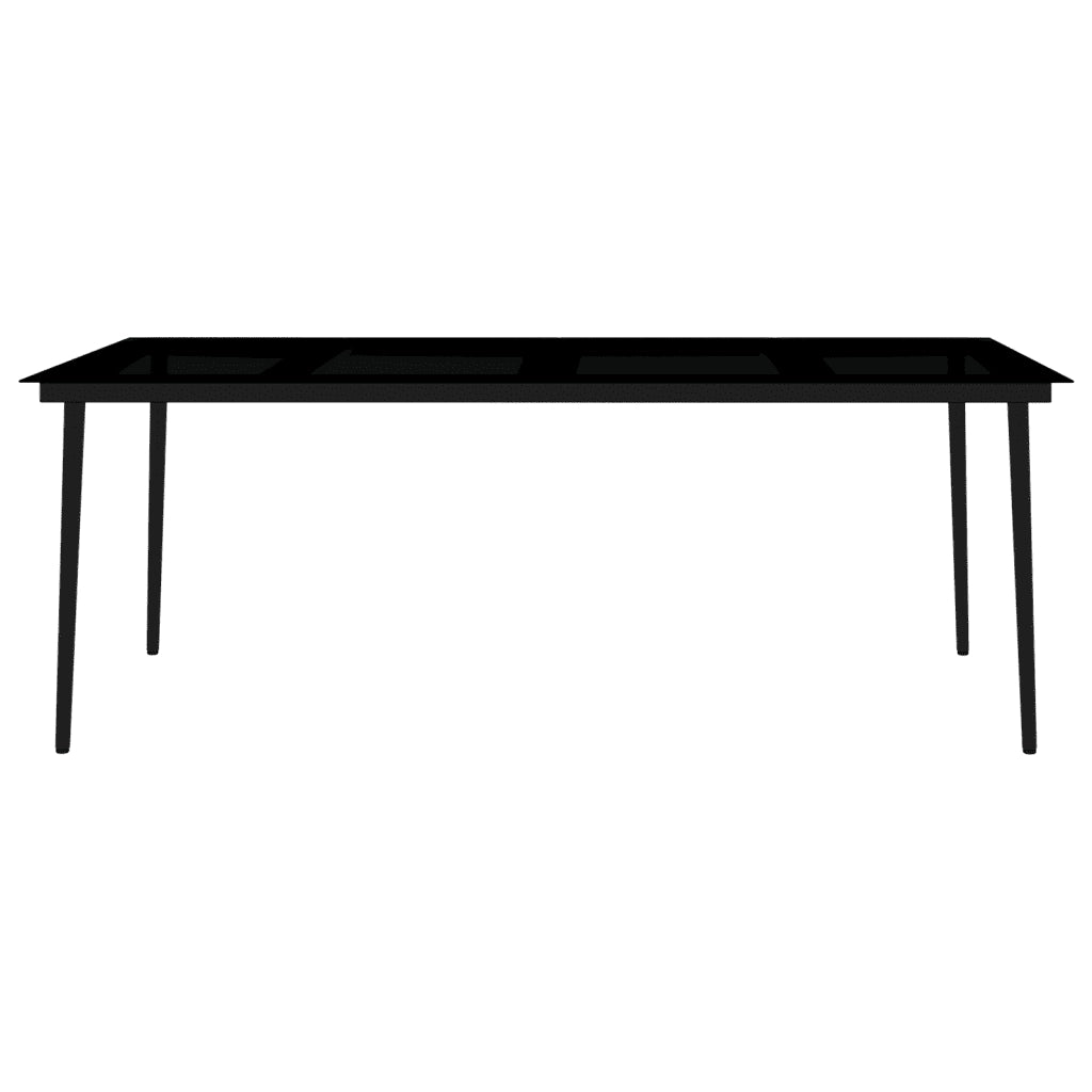 Set da Pranzo da Giardino 9 pz con Cuscini Grigio 3099502