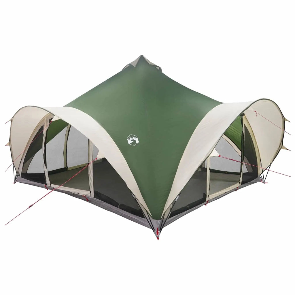 Tenda Tipi con tetto Verde 18 Persone Poliestere e Acciaio 42028619