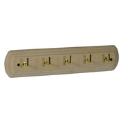 APPENDITUTTO ADESIVO LEGNO 5 posti - pz. 1  - Blister Koncreto