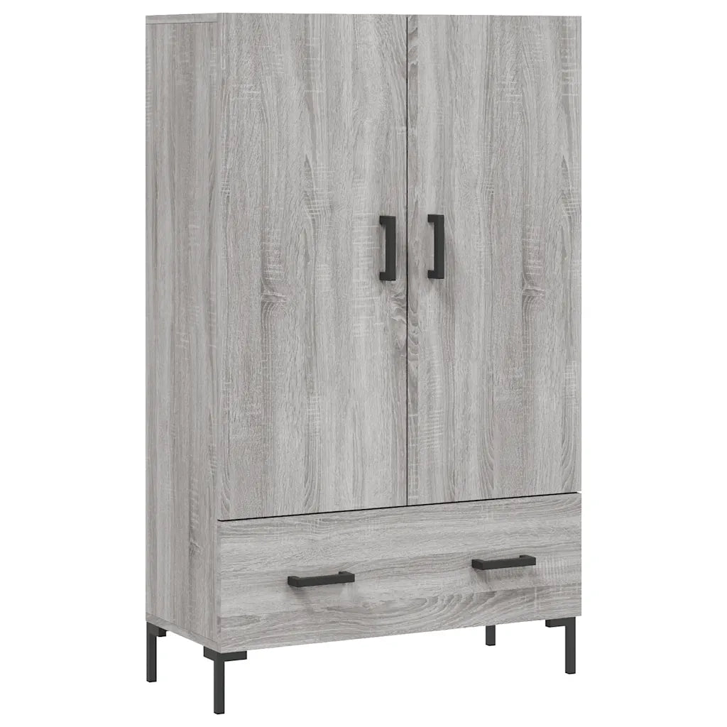 Credenza | Madia | Buffet da pranzo | Armadio da pranzo Grigio Sonoma 69,5x31x115 cm in Legno Multistrato