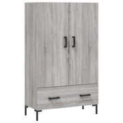 Credenza | Madia | Buffet da pranzo | Armadio da pranzo Grigio Sonoma 69,5x31x115 cm in Legno Multistrato