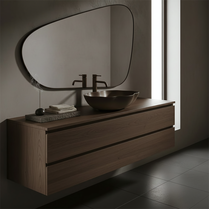 Lavabo Da Appoggio Rea Pearl Ombre