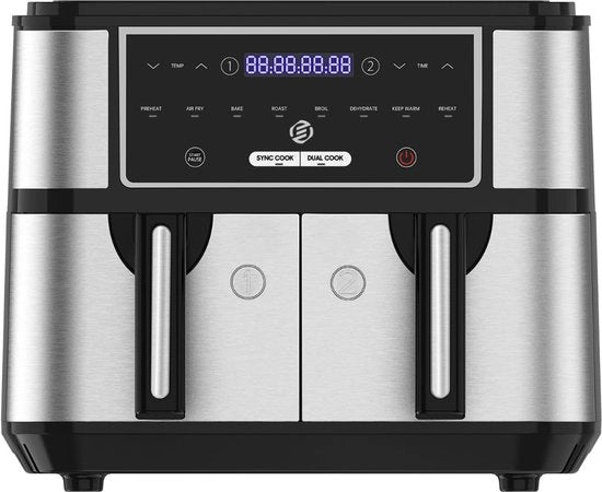 Frittatore a Doppia Zona - Doppia Cappa - Cucina Duplice - Frittatore a Doppia Zona - Diverse Modalità - Dual Zone - Mega 

Modello: 
Dual Cook - Dual Zone - Mega