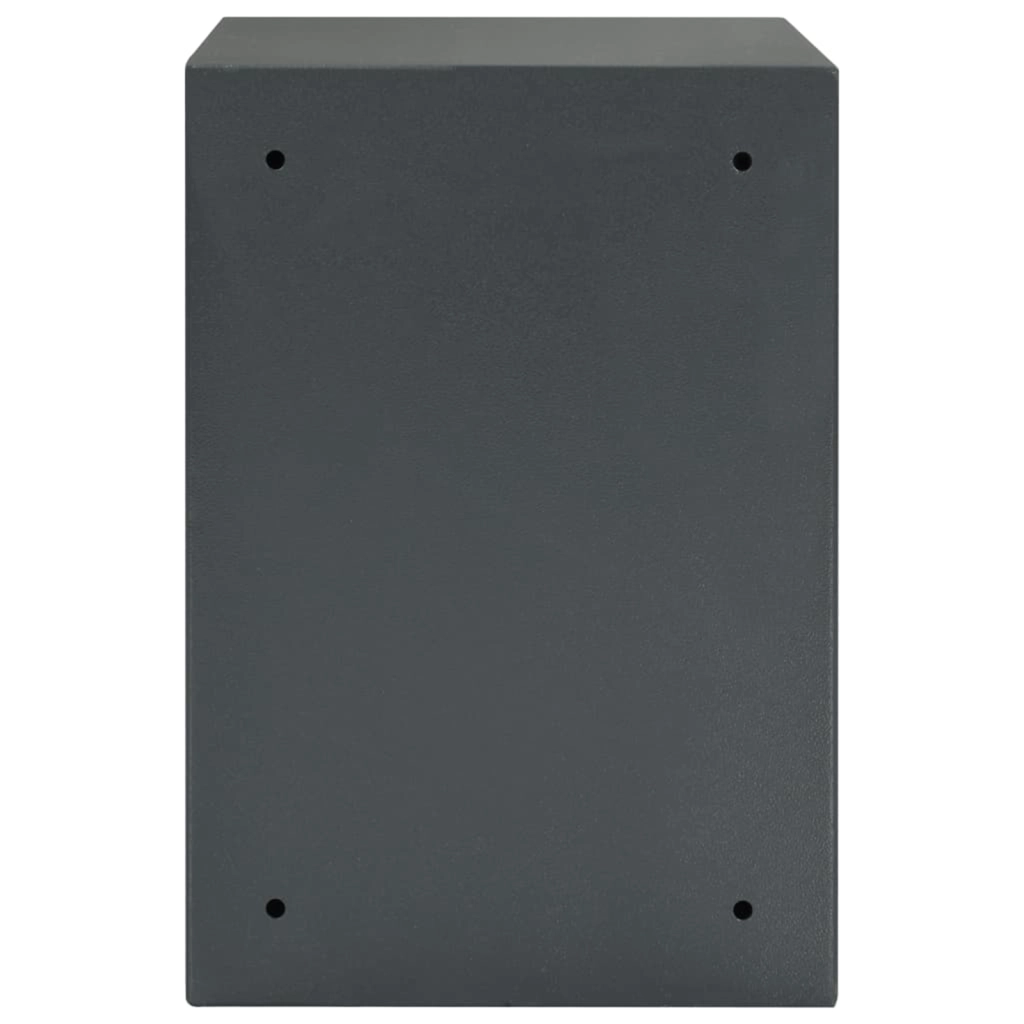 Cassaforte Elettronica Digitale con Blocco per Impronte 31x35x50 cm Acciaio
