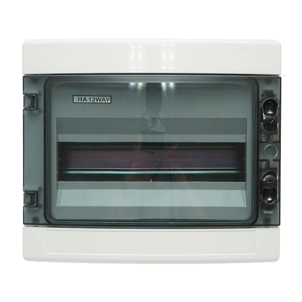 Pannello portafusibili da superficie 1 fila, 12 moduli 295x255x130mm IP65 Breckner Germany